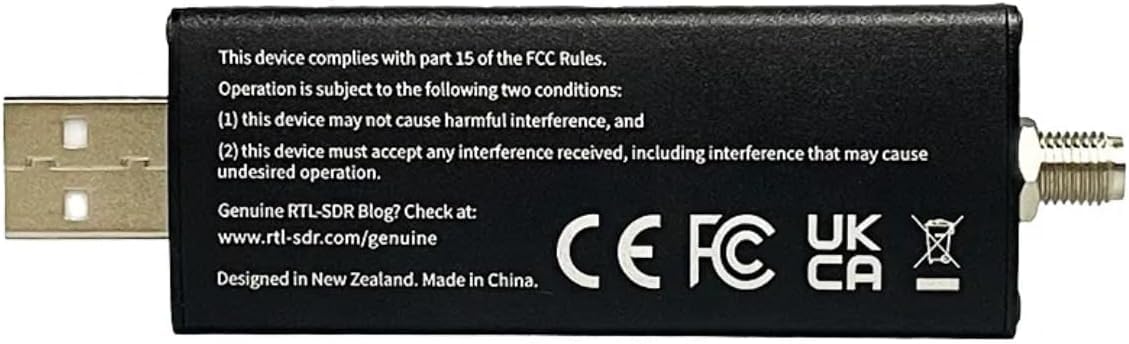SDR V4 Ricevitore Radio Software Defined, 500kHz-1.7GHz, HF/UHF/VHF, TCXO 1PPM, Bias-Tee, Case in Alluminio