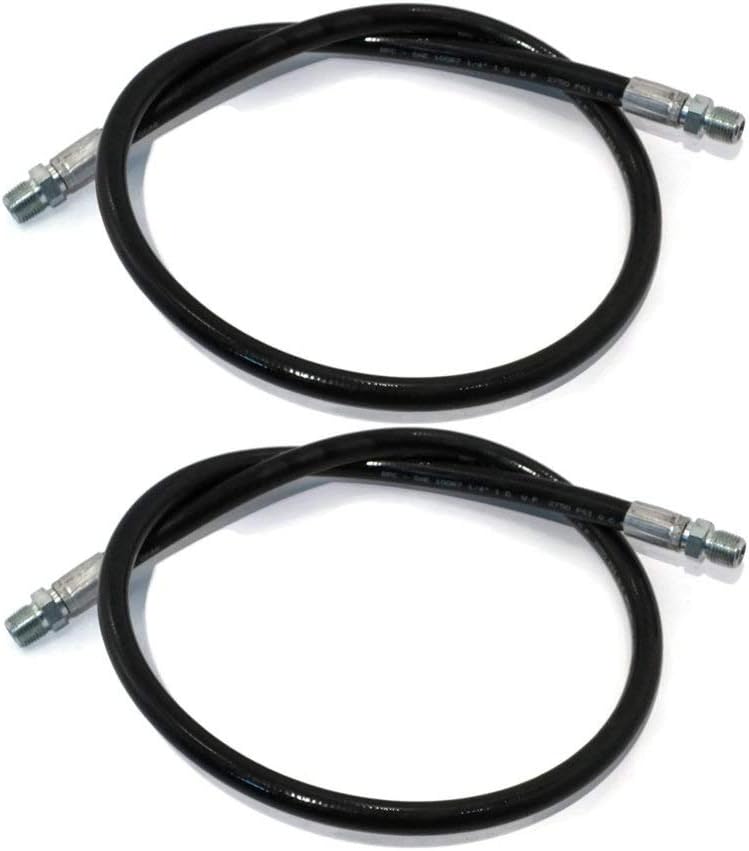 Aftermarket Hoses 1/4" X 38" Set of 2 Replaces Western 55020 and Fisher 4424