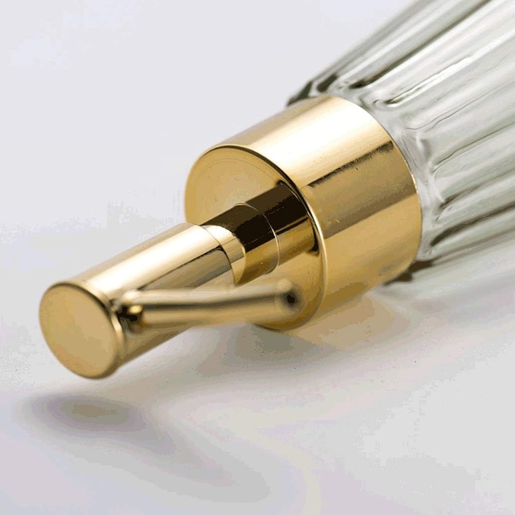 カウンタートップソープディスペンサー ガラス製詰め替え可能液体ソープディスペンサーポンプボトル バスルーム洗面台カウンタートップキッ