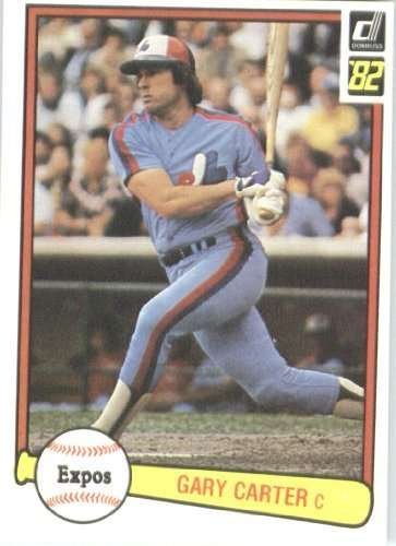 1982 Donruss #114 Gary Carter Montreal Expos Baseball Card