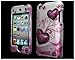 Butterfly Heart 2d Hard Snap-on Crystal Skin Case Cover Accessory for Ipod Touch 4th Generation 4G FOR 8GB 32GB 64GB