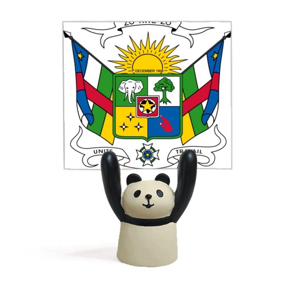 Porte-mémo panda Central afnational avec support notes pour bureau - 4