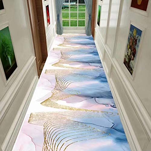 Alfombras de pasillo largo para una entrada moderna y acogedora estilo abstracto 3