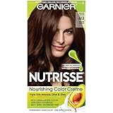 Garnier Nutrisse Nourishing Hair Color Creme, 413 Bronze Brown (Packaging May Vary)