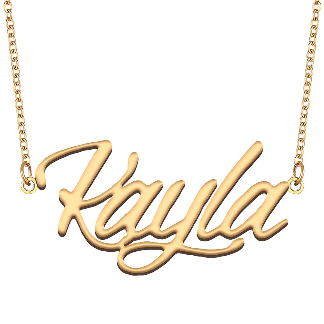 GR35Z9Name Necklace Gift for Her His Friend Fans Birthday Wedding Christmas Jewelry