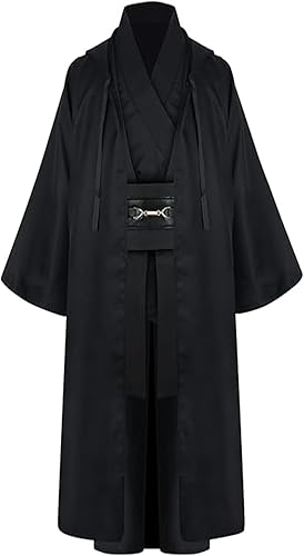 Miniatura 2 de Adult Mens Costume Robe Cosplay Halloween Cloak Tunic Belt Set