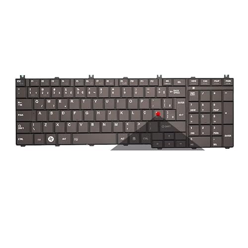 FDMOZRE BR/�u���W�� �u���W�� �m�[�g�u�b�N�L�[�{�[�h ���� Satellite Pro C650 C660 C665 L750 L770 L670 L675 L775 L675D L670D C660D C650D�p (BR�j���[�u���b�N)