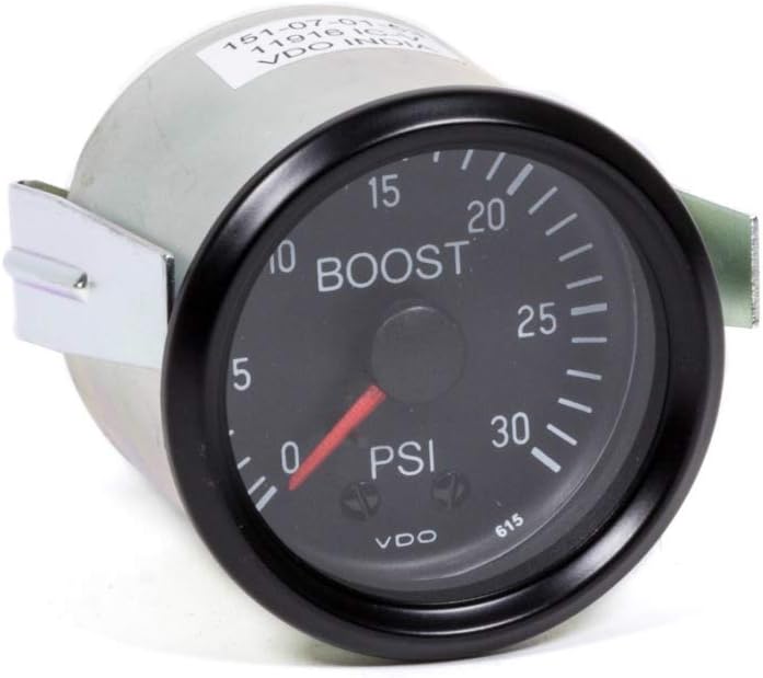 Manômetro de pressão de turbo VDO 150052, 0 a 30 PSI – 1 unidade