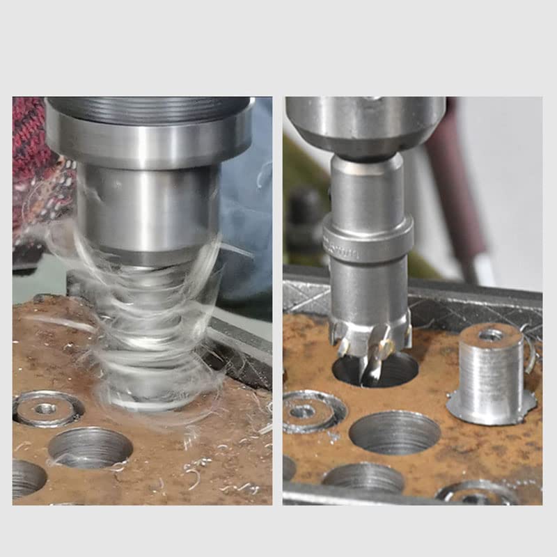 1PC 16-65mm Core Hole Saw Carbide Tip TCT Drills for Steel Carbide Metal Cutter Tool Thick Steel Plates Drilling(20mm)