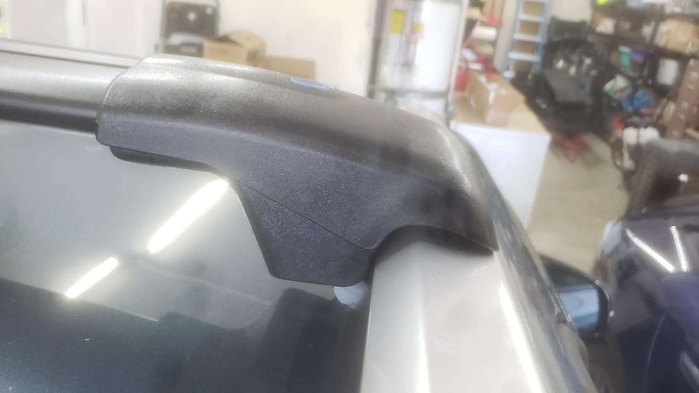 Anti-Theft Cross Bars Fits for GMC Terrain Denali/AT4 2025 2026 Raised Side Rails Aluminum Crossbars Roof Racks Rooftop Cargo Carrier Bag Luggage Bike