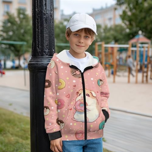 GzzxiailgKids Clothes Full Zip Up Hoody Sweatshirts for Girls Boys Active Hoodies Long Sleeve Student Activewear Casual4