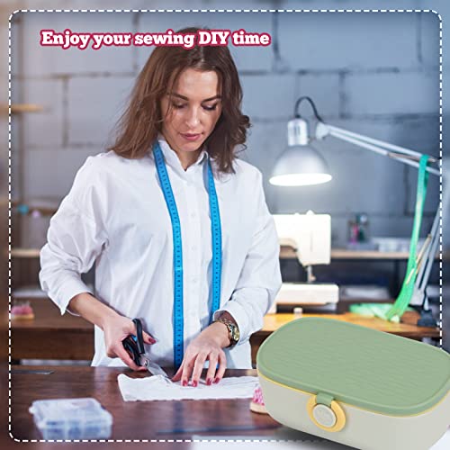 Sewing Project Kit, Portable Family Sewing Supplies Repair Kit, Premium Traveler Sewing Kit Sewing Thread Accessories Diy Sewing Supplies Organizer Plastic Sewing Box Needle #TOP5