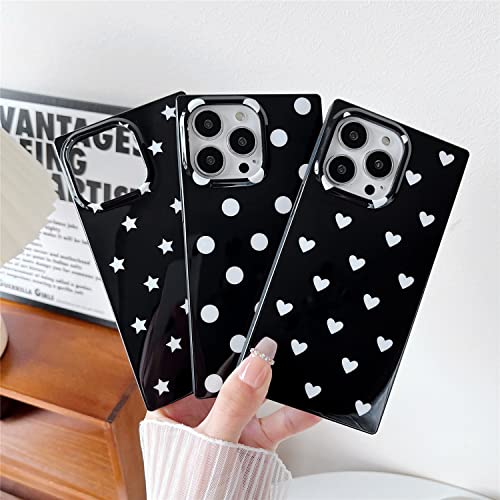 Cocomii Square Iphone 11 Case - Square Geometric Pattern - Slim - Lightweight - Glossy - Sturdy Tpu Silicone - Black & White Polka Dots - Luxury Cover Compatible With Apple Iphone 11 6.1" (Polka Dots) #TOP4
