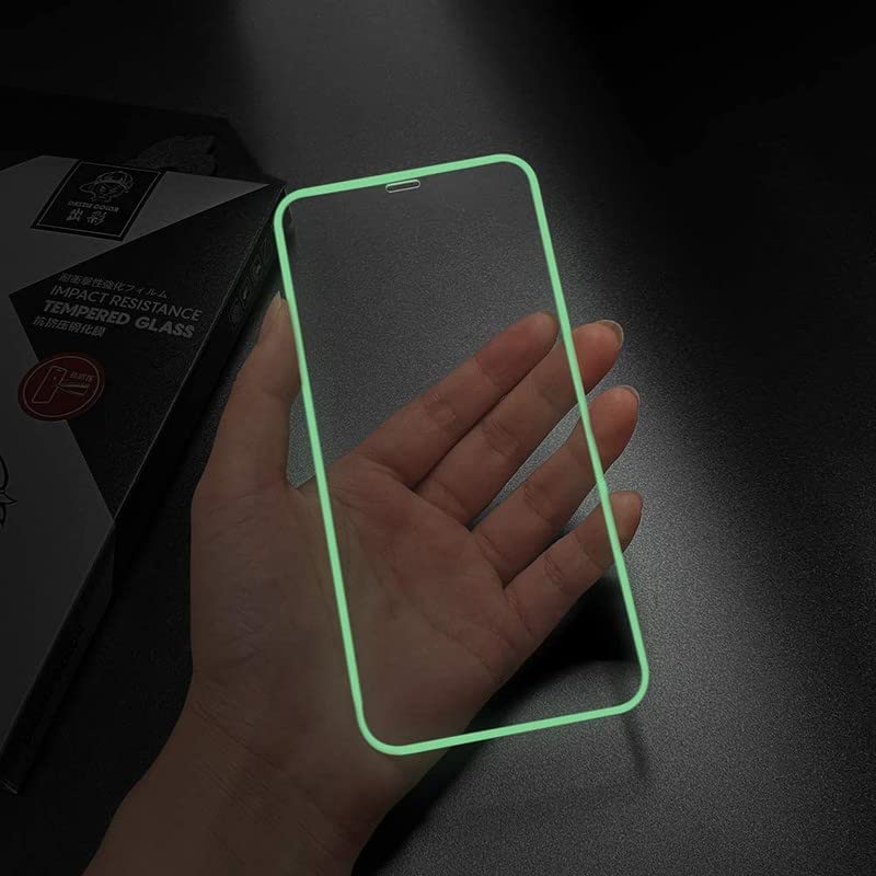 G.FIDEL Radium Glow in The Dark Luminous Tempered Glass For iPhon...