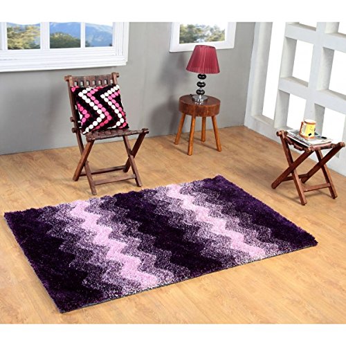 Buy Dizen Star 5D Polyester Shaggy Carpets, Carpets for Living Room