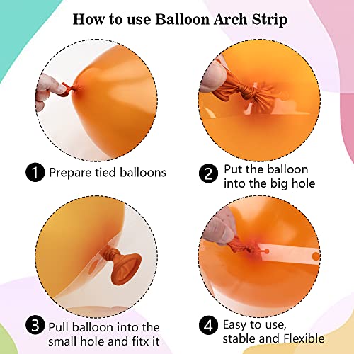 400 Pcs Points Balloon Glue Removable Adhesive Point Tape, 4 Rolls Double Sided Tape For Crafts Balloon Tape Glue Tape Sticky Tack Clear Glue Points For Wedding Birthday Graduation Party Decoration - Image 5