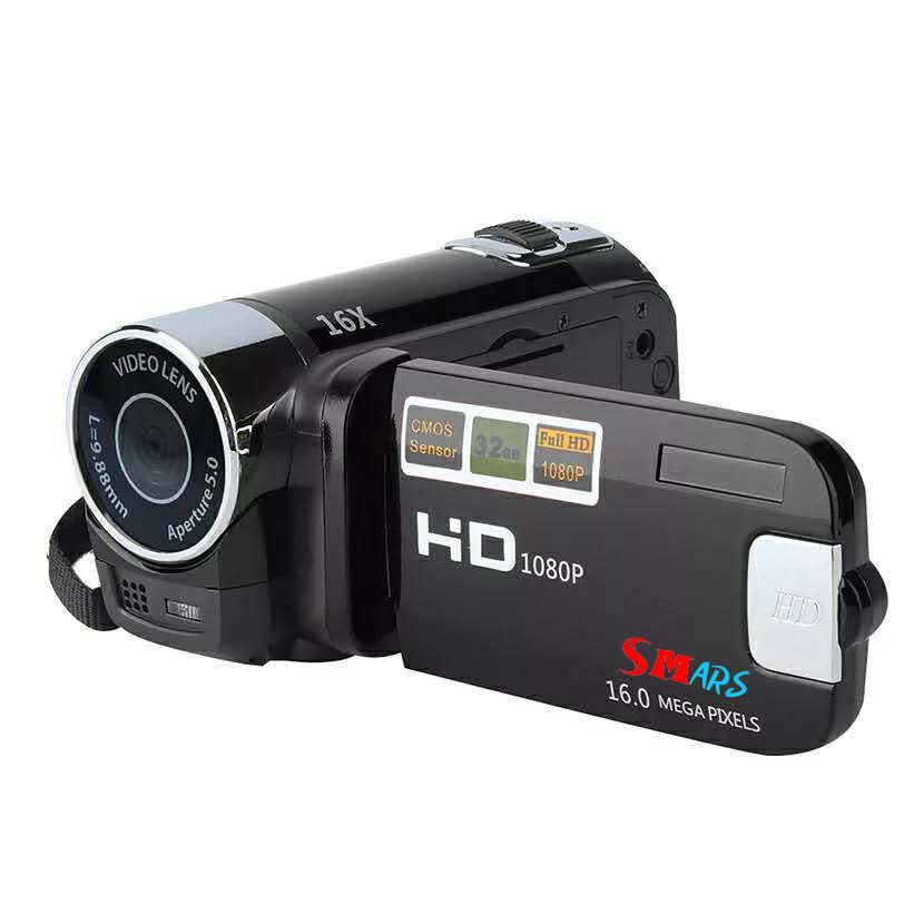 Image of smars 1080P HD Digital Handy Camera Recorder with 2.7 Inch Color Display, Video Camcorder, Fill Light, 16x Digital Zoom Camera Recorder for Vlogging