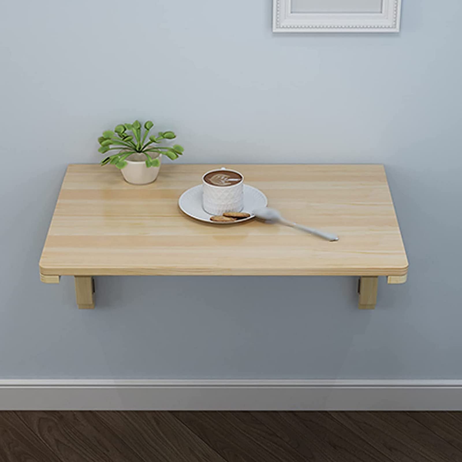 Bureau à abattant peu encombrant table murale pliante