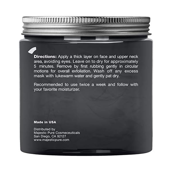 Majestic-Pure-Dead-Sea-Mud-Mask-for-Face-and-Body-Natural-Skin-Care-for-Women-and-Men-Best-Facial-Cleansing-Clay-for-Blackhead-Whitehead-Acne-and-Pores-88-fl-Oz Majestic Pure Dead Sea Mud Mask for Face and Body - Natural Skin Care for Women and Men - Best Facial Cleansing Clay for Blackhead, Whitehead, Acne and Pores - 8.8 fl. Oz