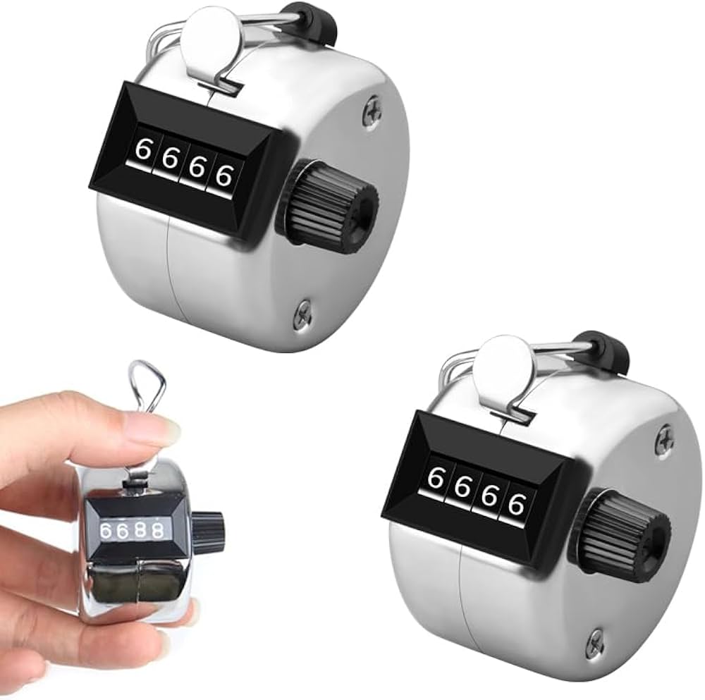 カウンター 自動集計機能付き Amazon | 手動機械式カウンター 美しく耐久性のあるメタルシェル付き