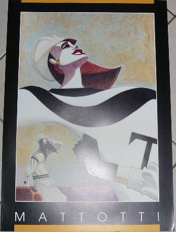 Mattotti poster 50x70 cm grande affiche decorative pour creer un salon cosy