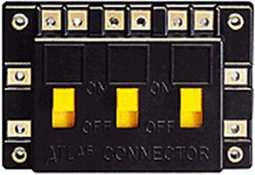 Atlas HO/N Scale Model Train Connector Toy with Three SPST On-Off Switches for Kids