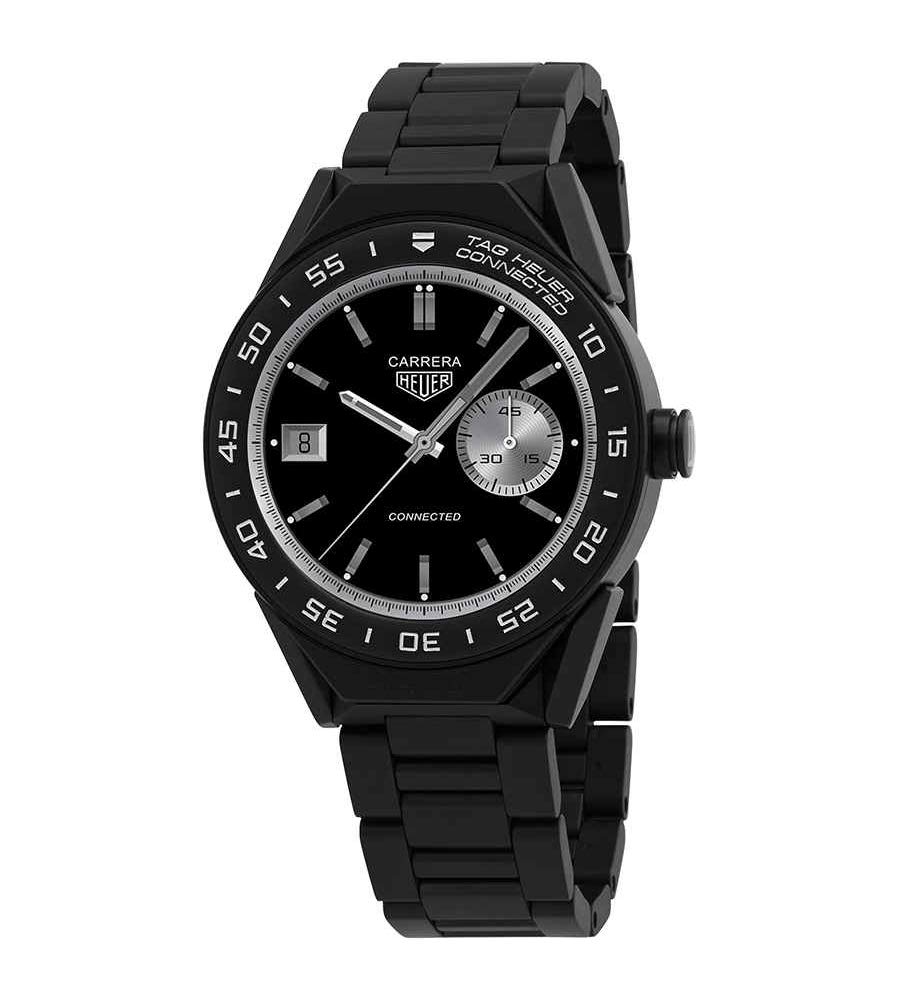 TAG Heuer Men's Connected Modular Smartwatch (SBF8A8013.80BH0933, Black)