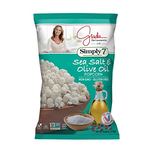 Simply7 with Giada Popcorn, Sea Salt & Olive Oil, 24 Count