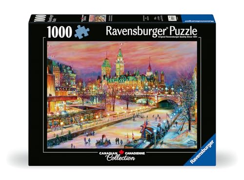 Ravensburger Ottawa Winterlude Festival 1000 Piece Jigsaw Puzzle for Adults - 12000687 - Handcrafted Tooling, Made in Germany, Every Piece Fits Together Perfectly - Image 3