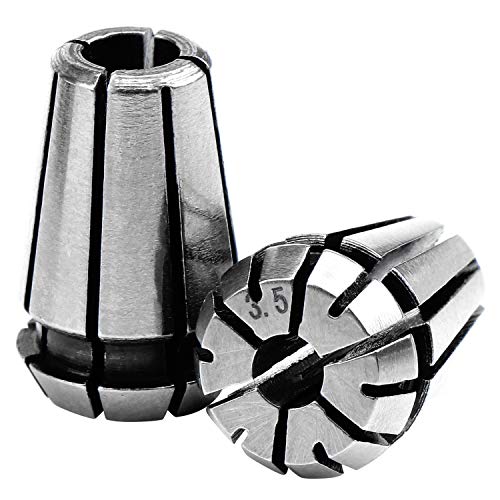 Foto von Hseamall ER11 Klemmhülsen-Set, ER11 Spannzange, 1 - 7 mm Halterung, ER11 Federspannzangen-Set für CNC-Arbeiten, Gravier- und Fräswerkzeug, 13 Stück