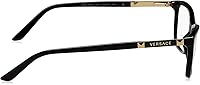 Vista 5 de Versace Rectangular moderno para mujer, Negro