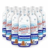 Disclin Mascotas Fregasuelos – Pack 12 unidades - Caja completa - Especial Hogares con Animales - Apto para Todo Tipo de Superficies, 1 Litro - Rasmacor