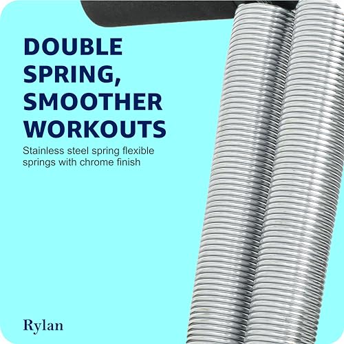 Image of Rylan Double Spring Tummy Trimmer Men and Women for Abs Workout Stomach Exercise Machine for Women and Men Exercise in Gym