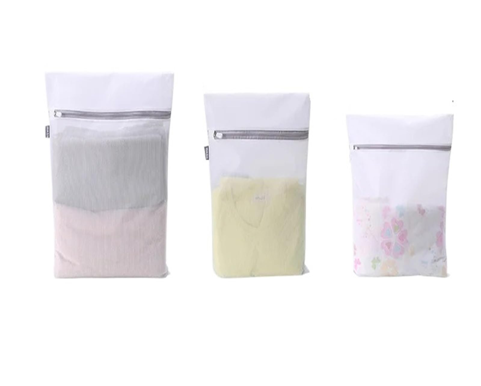 Honeycomb Mesh Laundry Wash Bag, Mesh Laundry Bags For Underwear, Bras, Socks, Delicates With Zipper, Multiple Sizes