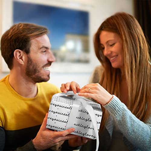 Central 23 Rude Wrapping Paper - I Really F**King Love You - Funny Wrapping Paper Adult - Inappropriate Gift Wrap - Perfect For Girlfriend Or Boyfriend - Birthday Anniversary Valentines Day #TOP3