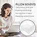 THETIS Homes Knee Pillow for Side Sleeper Leg Pillow for Sciatic Nerve Pain Relief, Back, Hip, Pregnancy and Spine Alignment - Memory Foam Orthopedic Legacy Leg Pillow with Washable Cover
