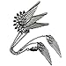 Leaf Ear Chic Black Fairy Elf Pixie Angel Wing Long Chain Fancy Dress Ear Cuff Earring