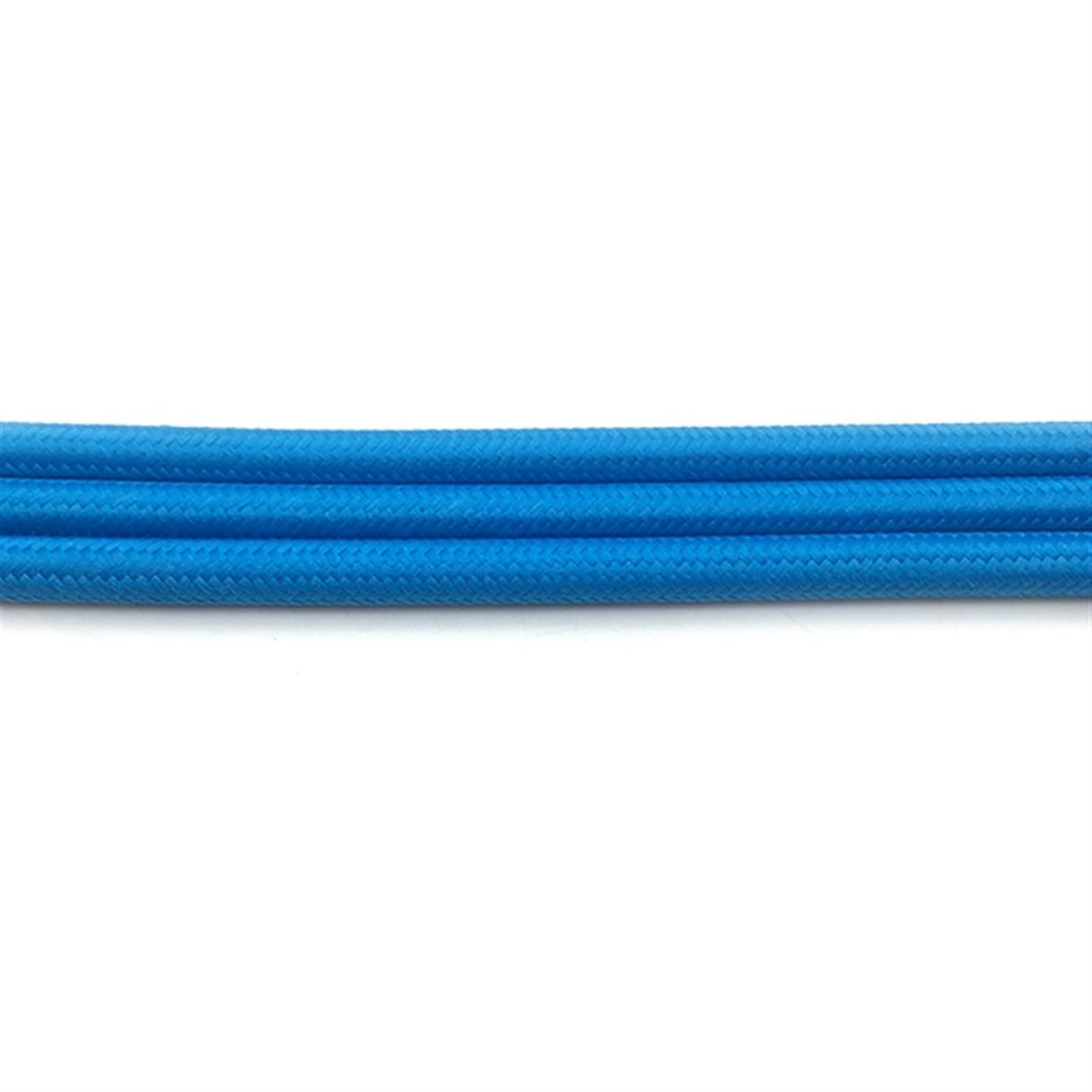 Hauptleitung Fest 5 Meter 10 Meter 2-adriges Vintage-Stoffkabel, Lampen-Netzkabel, Retro-runder Textil-Elektrodraht Verbinder Webstuhl (Color : T9, Size : 10meter)