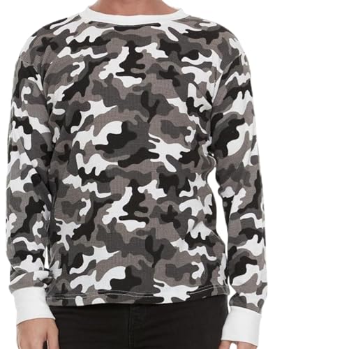 JMR Men's Thermal Shirt Long Sleeve - Heavyweight 100% Cotton