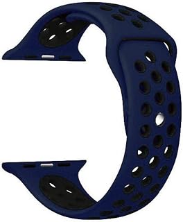 M Cart Sports Band Soft Silicone Sport Wristband Compatible with Apple Watch iWatch Bands 38mm 40mm 41mm Soft Silicone Str... Price In India