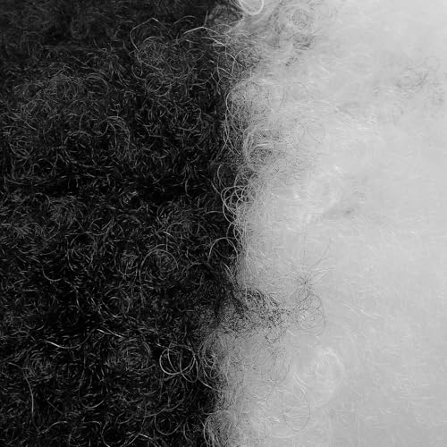 Postiche afro bouclée synthétique courte aspect naturel
