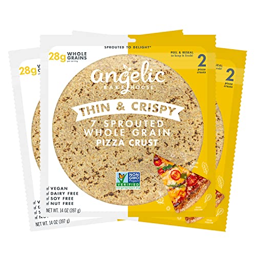 Angelic Bakehouse Sprouted 7-Grain Flatbread Pizza Crust