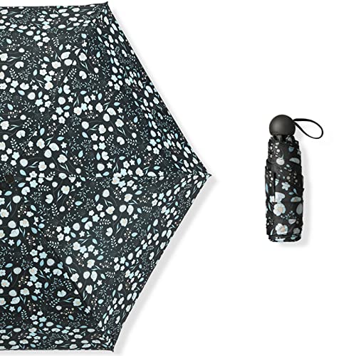 Parapluie de voyage de protection UV portable et pliant pour homme et femme solide