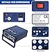 VnioLife Upgrade Ionic Foot Bath Detox Machine, LCD Display Ion Foot Spa Detox Machine, 8 Detox Modes for Home Use Beauty Salon with Arrays, Heating Waist Belt