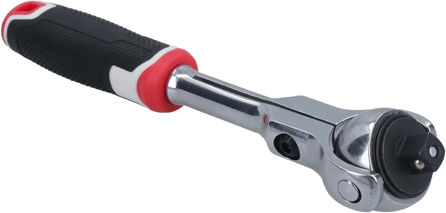 AB Tools 3/8" Drive Flexi Swivel Head Twister Reversible Ratchet Rotating Head