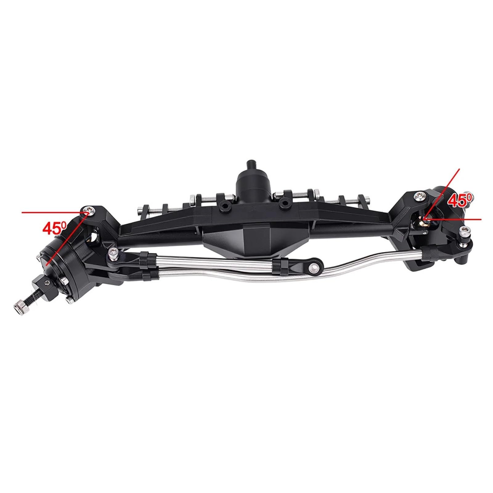 Plastikowa kompletna oś przednia i tylna do osi 1/10 do Ca-pra UTB10 1.9 UTB F9 RC Crawler Auto Upgrade Część (Axle Set)