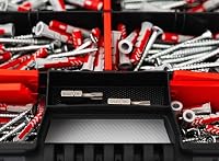 Fischer DuoPower Set Dübel + Schrauben mit Bits, 162 Teiliges Dübelsortiment. Dübel in verschiedenen Größen - 25 Stück 5x25mm + 40 Stück 6x30mm + 15 Stück 8x40mm + Schrauben Universaldübel – Ansicht 3