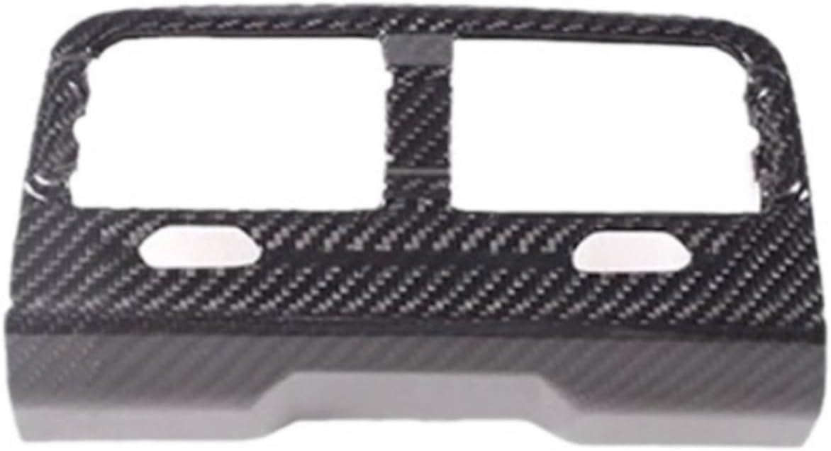Imported I5 Carbon Fiber Tea Cup Holder/armrest Box/Rear Air Outlets Compatible for BMW 5 Series Multiple Interior Parts Accessories(Gray)