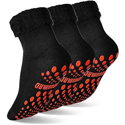 NOVAYARD Non Slip Thermal Hospital Socks Cover