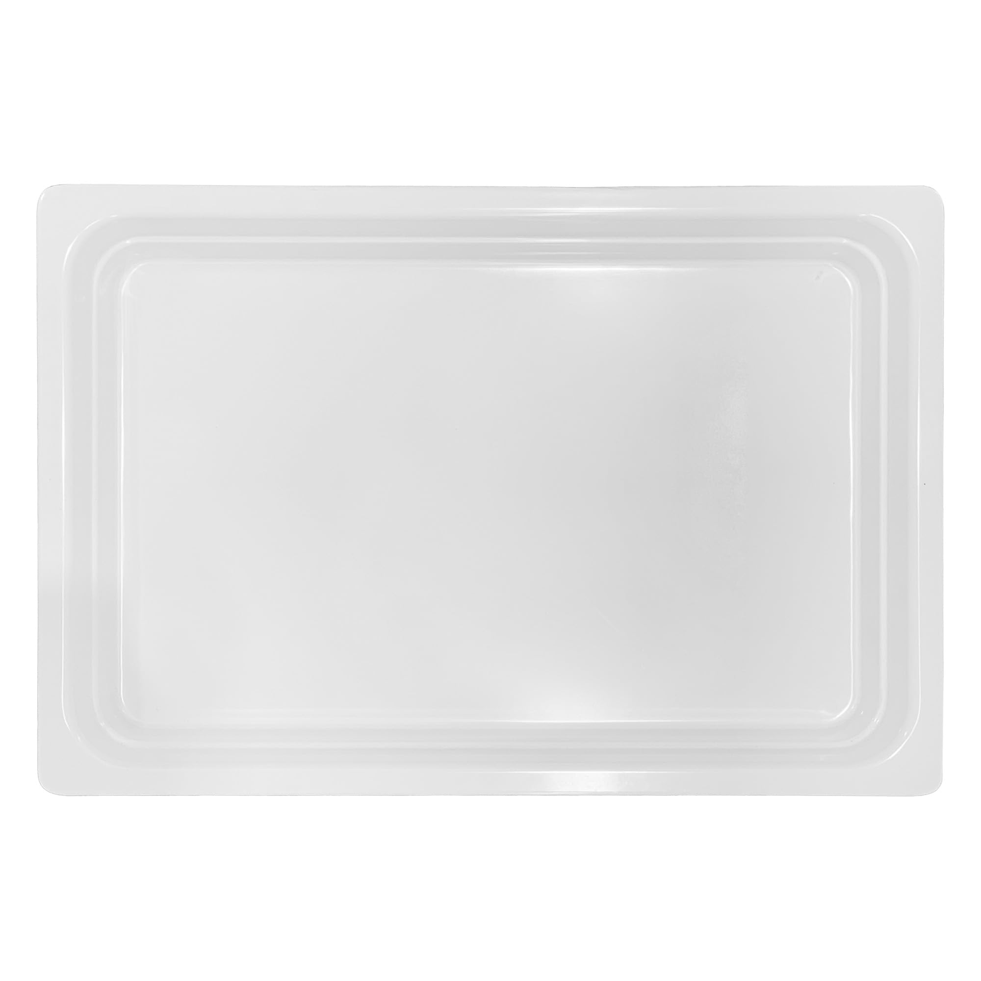 Vassoio Ambra per Buffet Colazioni Salumi Formaggi | Melamina, Bianco, 41,5x28x6 cm | Lavabile in Lavastoviglie, Termoresistente, Resistente a Oli e Grassi | Ideale per Hotel B&B Catering (2)